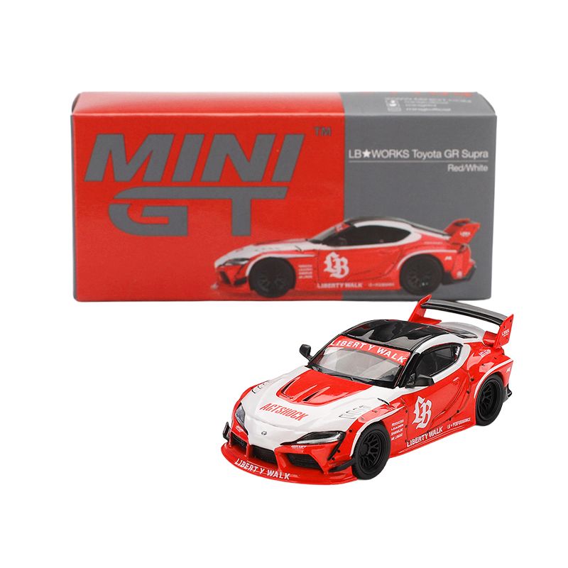 Mazda RX-7 LB-Super Silhouette "FD-NILES" Black with Gold Graphics Limited Edition 1/64 Diecast Model Car by Mini GT-Mini GT-ModelCars.com