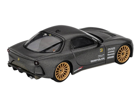 Mazda RX-7 RE-Amemiya "Matsukiyo KOKU 3 Rotor NA-7" Carbon Fiber "Tokyo Auto Salon 2025 Best Tuned Car Award" Limited Edition 1/64 Diecast Model Car by Mini GT-Mini GT-ModelCars.com