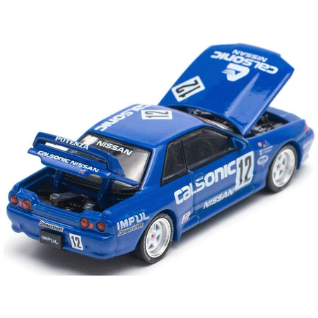 Mazda RX7 (FD) "RE Amemiya" RHD (Right Hand Drive) Blue Metallic with Carbon Top 1/64 Diecast Model Car by Pop Race - Pop Race - ModelCars.com