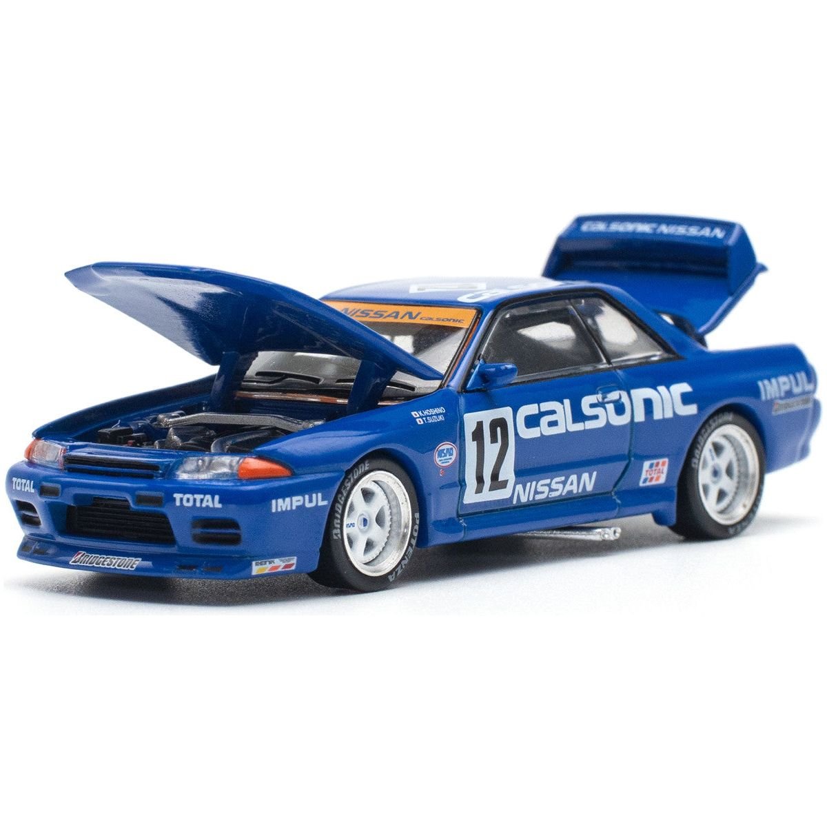 Mazda RX7 (FD) "RE Amemiya" RHD (Right Hand Drive) Blue Metallic with Carbon Top 1/64 Diecast Model Car by Pop Race - Pop Race - ModelCars.com