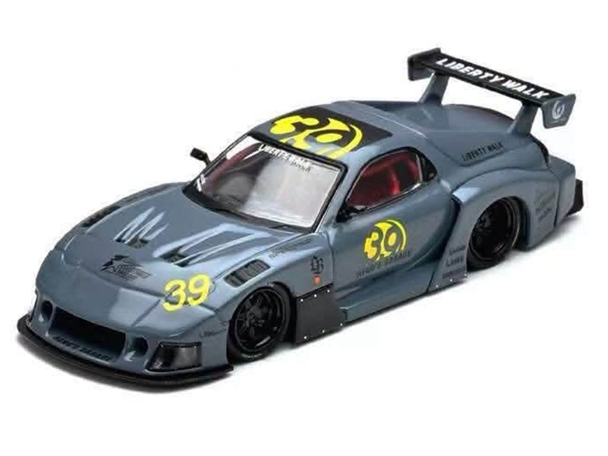 Mazda RX7 (FD3S) LB-Super Silhouette RHD (Right Hand Drive) 39 "Heng's Garage" Gray "Thailand Diecast Expo 2026 Event Edition" 1/64 Diecast Model Car by Inno Models-Inno Models-ModelCars.com