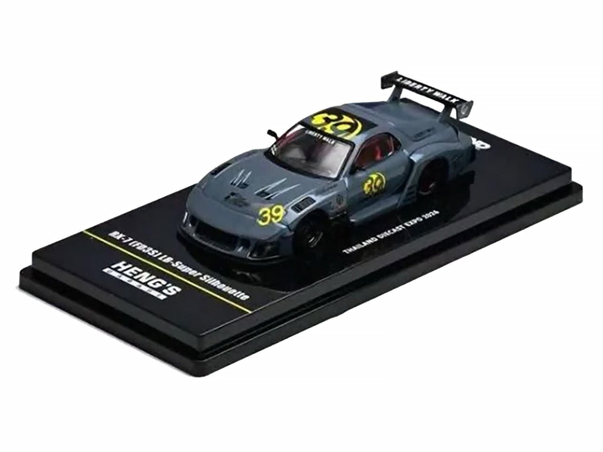 Mazda RX7 (FD3S) LB-Super Silhouette RHD (Right Hand Drive) 39 "Heng's Garage" Gray "Thailand Diecast Expo 2026 Event Edition" 1/64 Diecast Model Car by Inno Models-Inno Models-ModelCars.com