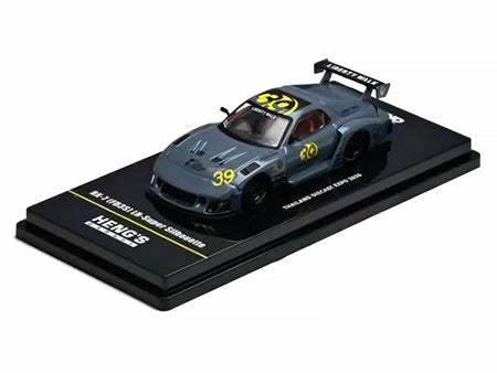 Mazda RX7 (FD3S) LB-Super Silhouette RHD (Right Hand Drive) 39 "Heng's Garage" Gray "Thailand Diecast Expo 2026 Event Edition" 1/64 Diecast Model Car by Inno Models-Inno Models-ModelCars.com