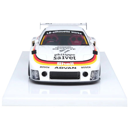 Mazda RX7 (FD3S) LB - Super Silhouette RHD (Right Hand Drive) 41 White with Stripes and Graphics 1/18 Model Car by Inno Models - Inno Models - ModelCars.com