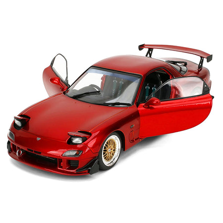 Mazda RX7 Type RS (FD3S) RHD (Right Hand Drive) Orange Metallic "Pink Slips" Series 1/18 Diecast Model Car by Jada-Jada-ModelCars.com