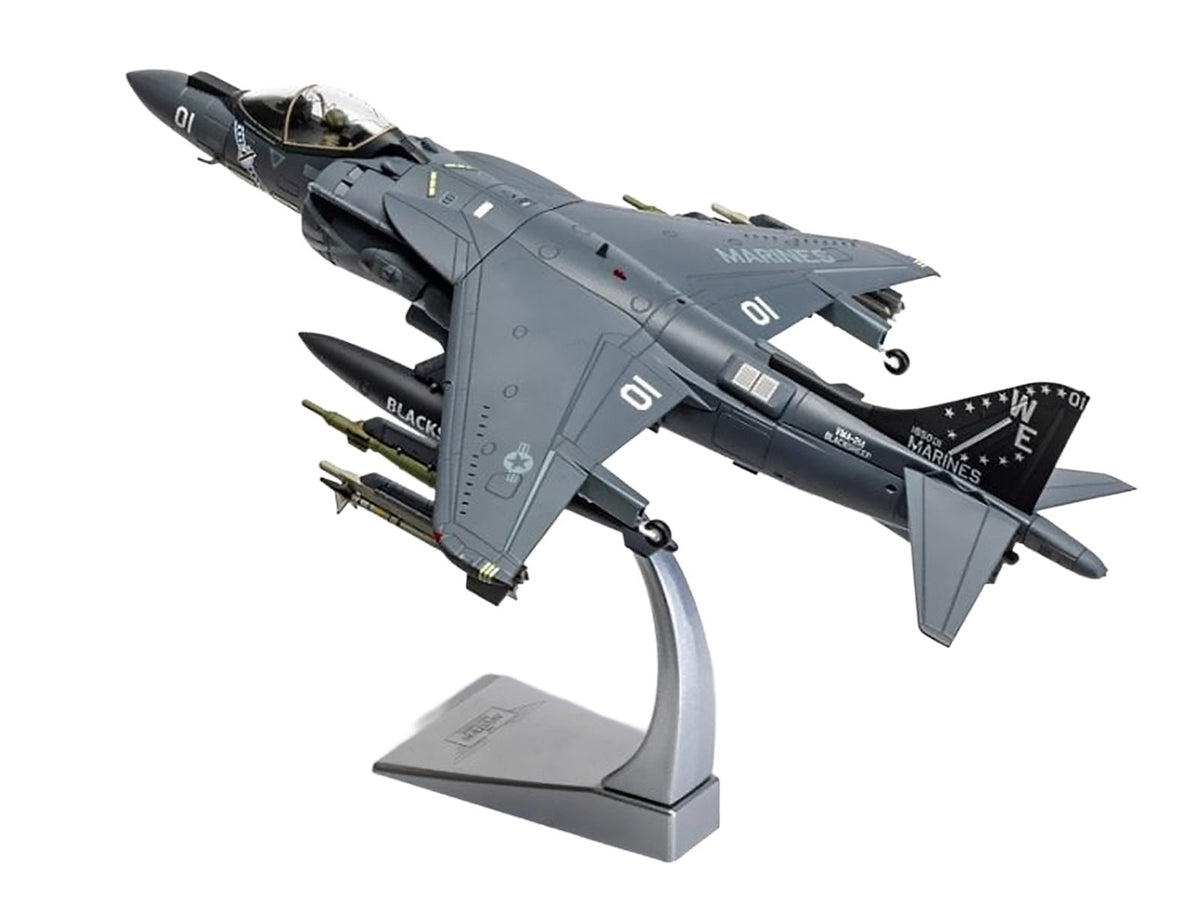 McDonnell Douglas AV-8B Harrier II Plus Aircraft "165001/01 VMA-214 Black Sheep MCAS Yuma" (2019) United States Marine Corps "The Aviation Archive" Series 1/48 Diecast Model by Corgi-Corgi-ModelCars.com