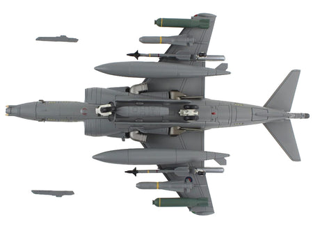 McDonnell Douglas AV-8B/British Harrier II GR.9A Aircraft "41 (R) Squadron RAF Coningsby Air Base" (2006) Royal Air Force "Air Power Series" 1/72 Diecast Model by Hobby Master-Hobby Master-ModelCars.com