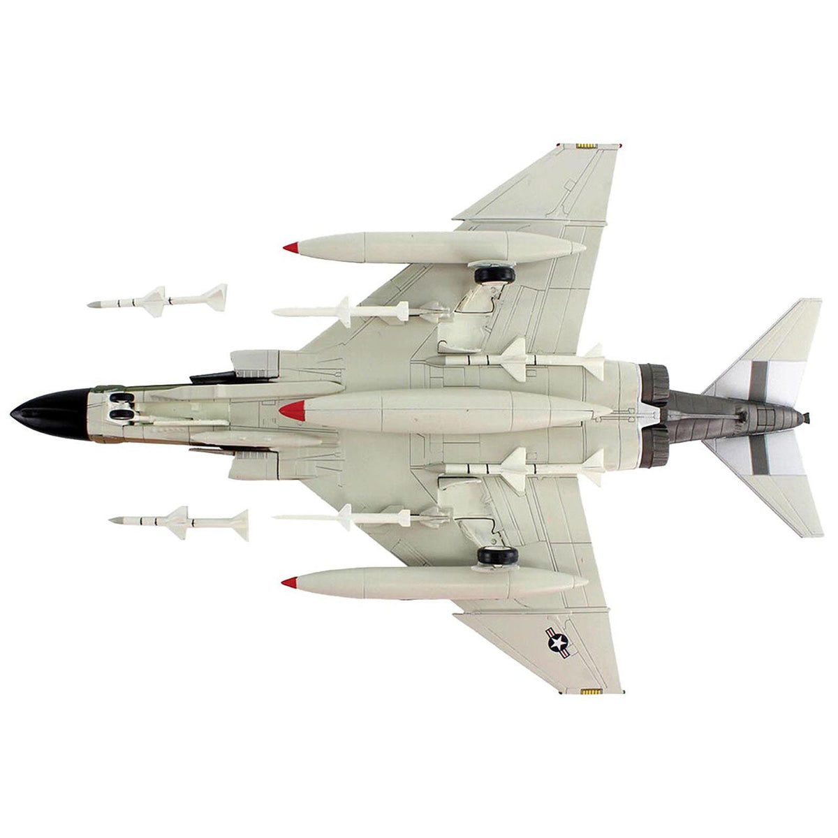 McDonnell Douglas EF - 4C Wild Weasel Fighter - Bomber Aircraft "64 - 0840 67th TFS Korat RTAFB Super Cocks Swiss Samilar" (1971) United States Air Force "Air Power Series" 1/72 Diecast Model by Hobby Master - Hobby Master - ModelCars.com