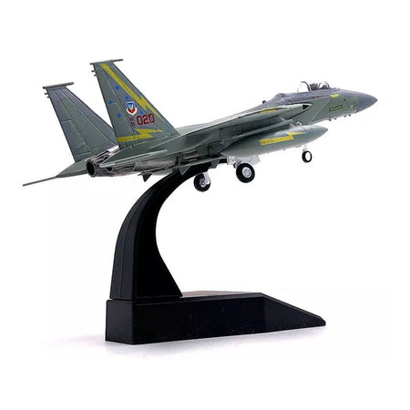 McDonnell Douglas F-15A Eagle Aircraft "Spittin Kittens 5th Fighter-Interceptor Squadron Tactical Air Command Minot AFB" (1985) United States Air Force 1/100 Diecast Model Airplane-Other-ModelCars.com
