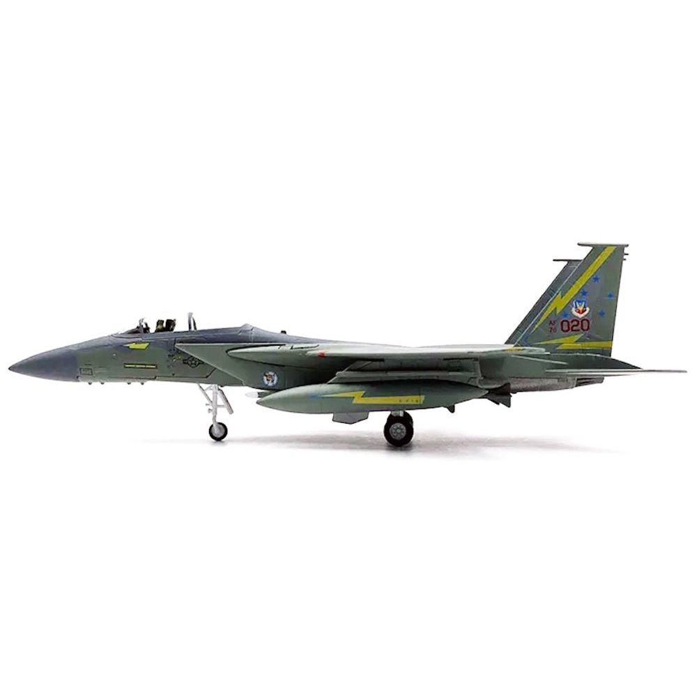 McDonnell Douglas F-15A Eagle Aircraft "Spittin Kittens 5th Fighter-Interceptor Squadron Tactical Air Command Minot AFB" (1985) United States Air Force 1/100 Diecast Model Airplane-Other-ModelCars.com