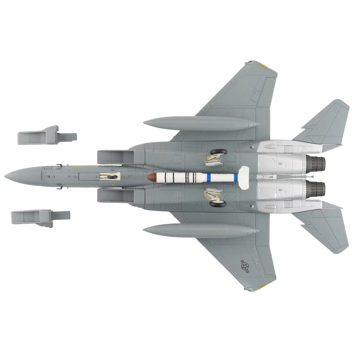 McDonnell Douglas F-15A Eagle Fighter Aircraft "76-0111 318th Fighter Interceptor Squadron" United States Air Force "Air Power Series" 1/72 Diecast Model by Hobby Master-Hobby Master-ModelCars.com