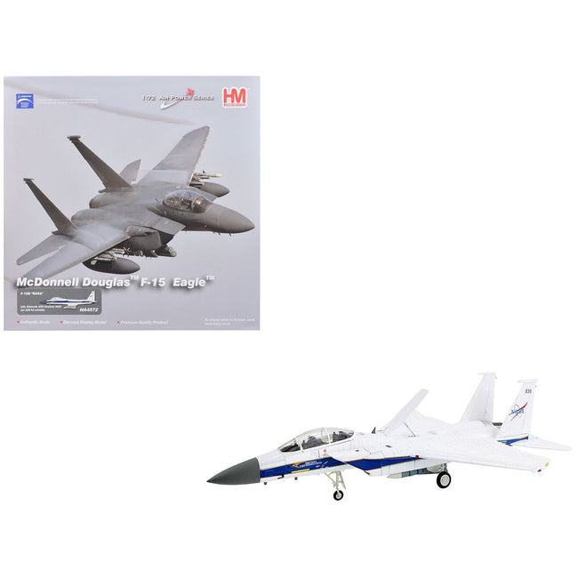 McDonnell Douglas F-15B Eagle Fighter Aircraft "Edwards AFB Airshow 2022 Armstrong Flight Research Center" NASA "Air Power Series" 1/72 Diecast Model by Hobby Master-Hobby Master-ModelCars.com