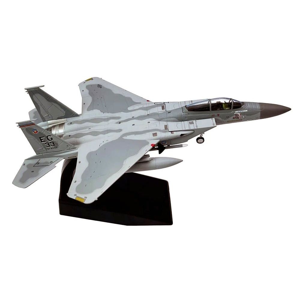 McDonnell Douglas F - 15C Eagle Aircraft "MiG Killer Gulf Spirit 58th Tactical Fighter Squadron 33rd Tactical Fighter Wing Desert Storm" (1991) United States Air Force 1/100 Diecast Model Airplane - Other - ModelCars.com