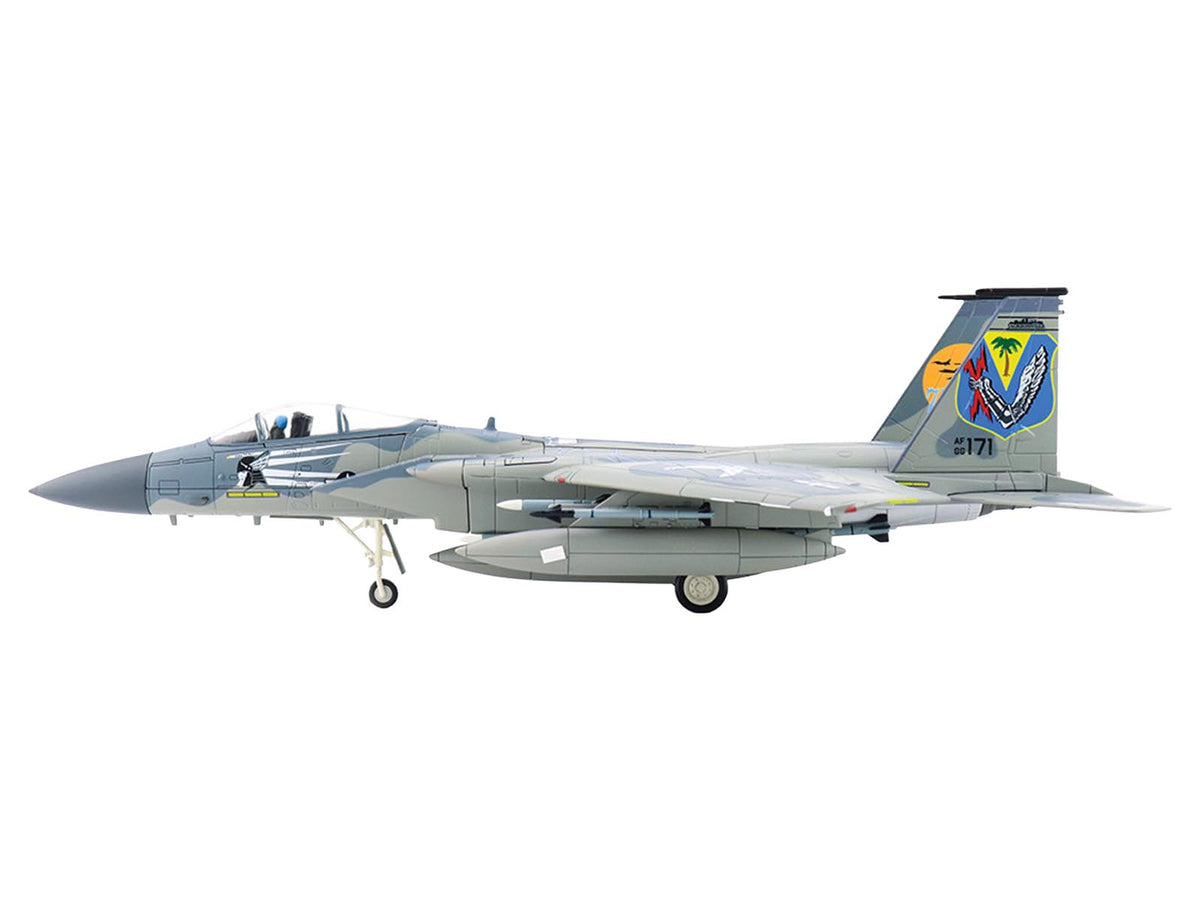 McDonnell Douglas F-15C Eagle Fighter Aircraft "86-0171 Florida ANG 75th Anniversary" (2022) United States Air Force "Air Power Series" 1/72 Diecast Model by Hobby Master-Hobby Master-ModelCars.com
