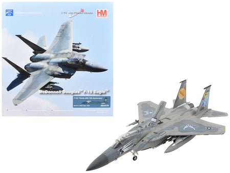 McDonnell Douglas F-15C Eagle Fighter Aircraft "86-0171 Florida ANG 75th Anniversary" (2022) United States Air Force "Air Power Series" 1/72 Diecast Model by Hobby Master-Hobby Master-ModelCars.com