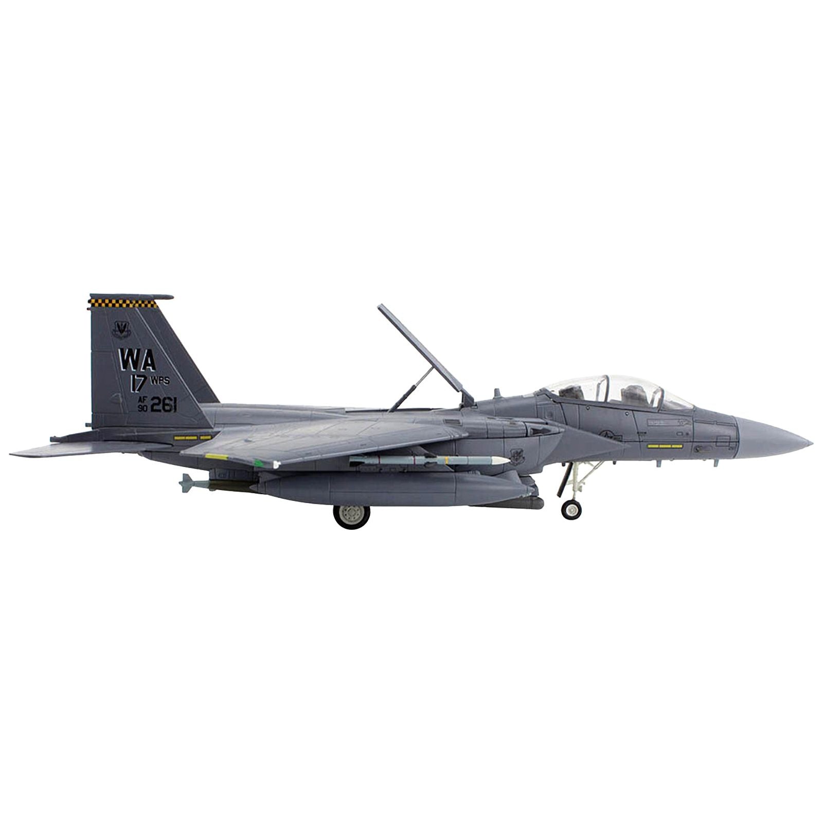 McDonnell Douglas F - 15E Strike Eagle Fighter Aircraft "17th WPS Nellis AFB" (2018) United States Air Force "Air Power Series" 1/72 Diecast Model by Hobby Master - Hobby Master - ModelCars.com