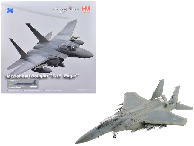 McDonnell Douglas F-15EX Eagle II Fighter Aircraft "AF20-003 96th Test Wing Eglin Air Force Base" (2023) United States Air Force "Air Power Series" 1/72 Diecast Model by Hobby Master-Hobby Master-ModelCars.com