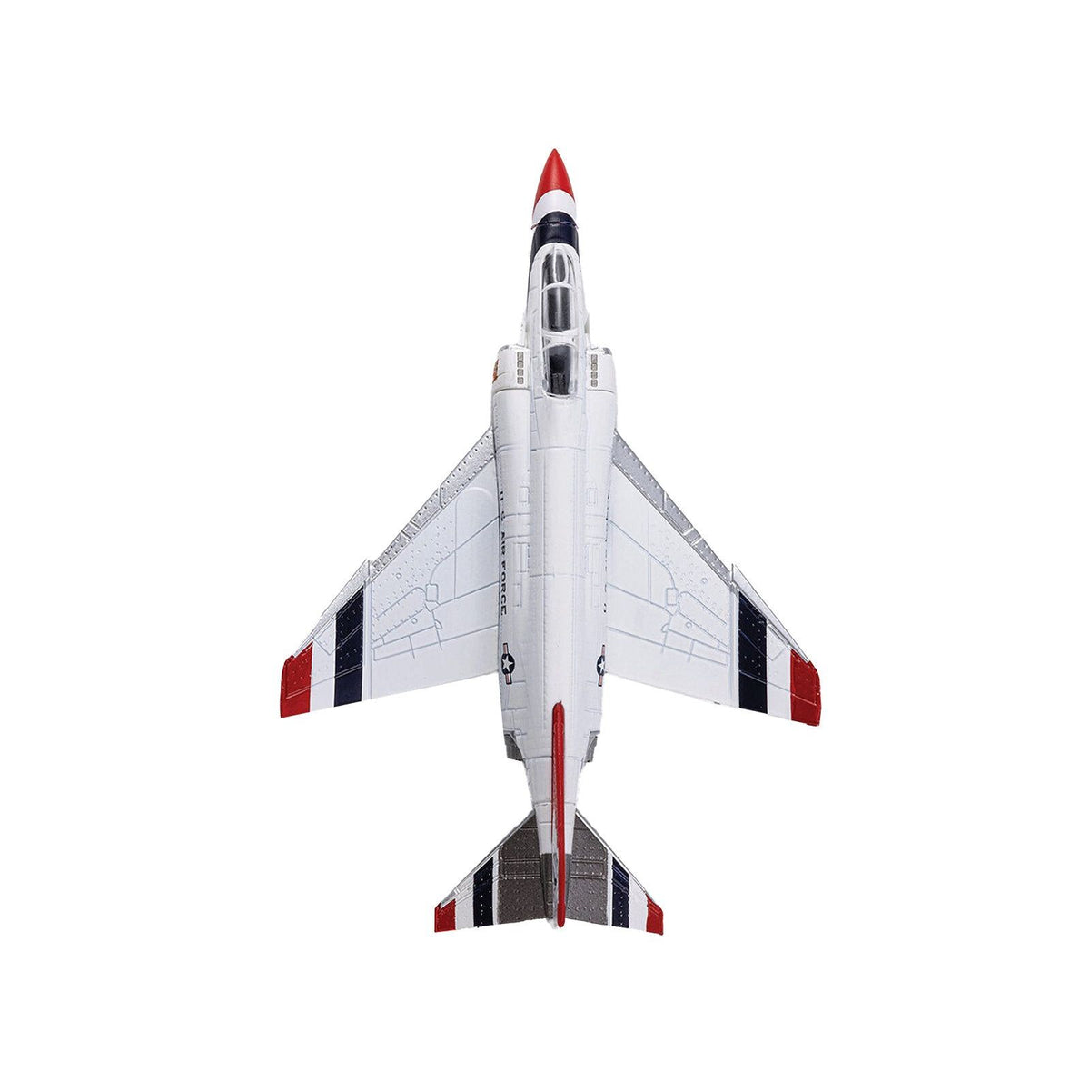 McDonnell Douglas F - 4 Phantom Aircraft "No. 1 Thunderbirds" United States Air Force "Collector Series" 1/144 Diecast Model by Air Force 1 - Air Force 1 - ModelCars.com