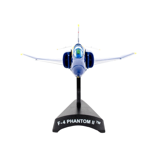 McDonnell Douglas F - 4B Phantom II Fighter Aircraft "Blue Angels" United States Navy 1/155 Diecast Model Airplane by Postage Stamp - Postage Stamp - ModelCars.com