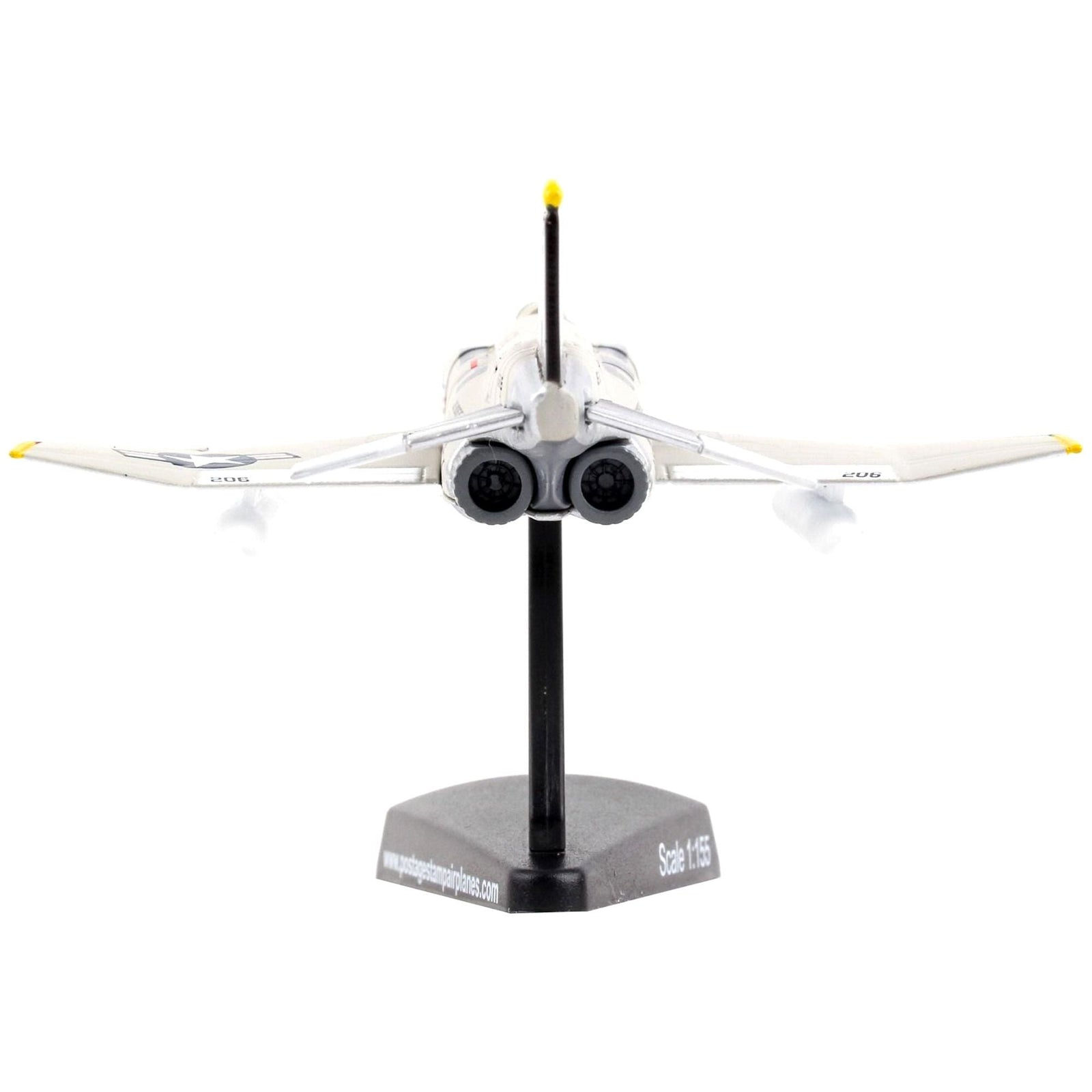 McDonnell Douglas F - 4B Phantom II Fighter Aircraft "VFA - 84 Jolly Rogers" United States Navy 1/155 Diecast Model Airplane by Postage Stamp - Postage Stamp - ModelCars.com