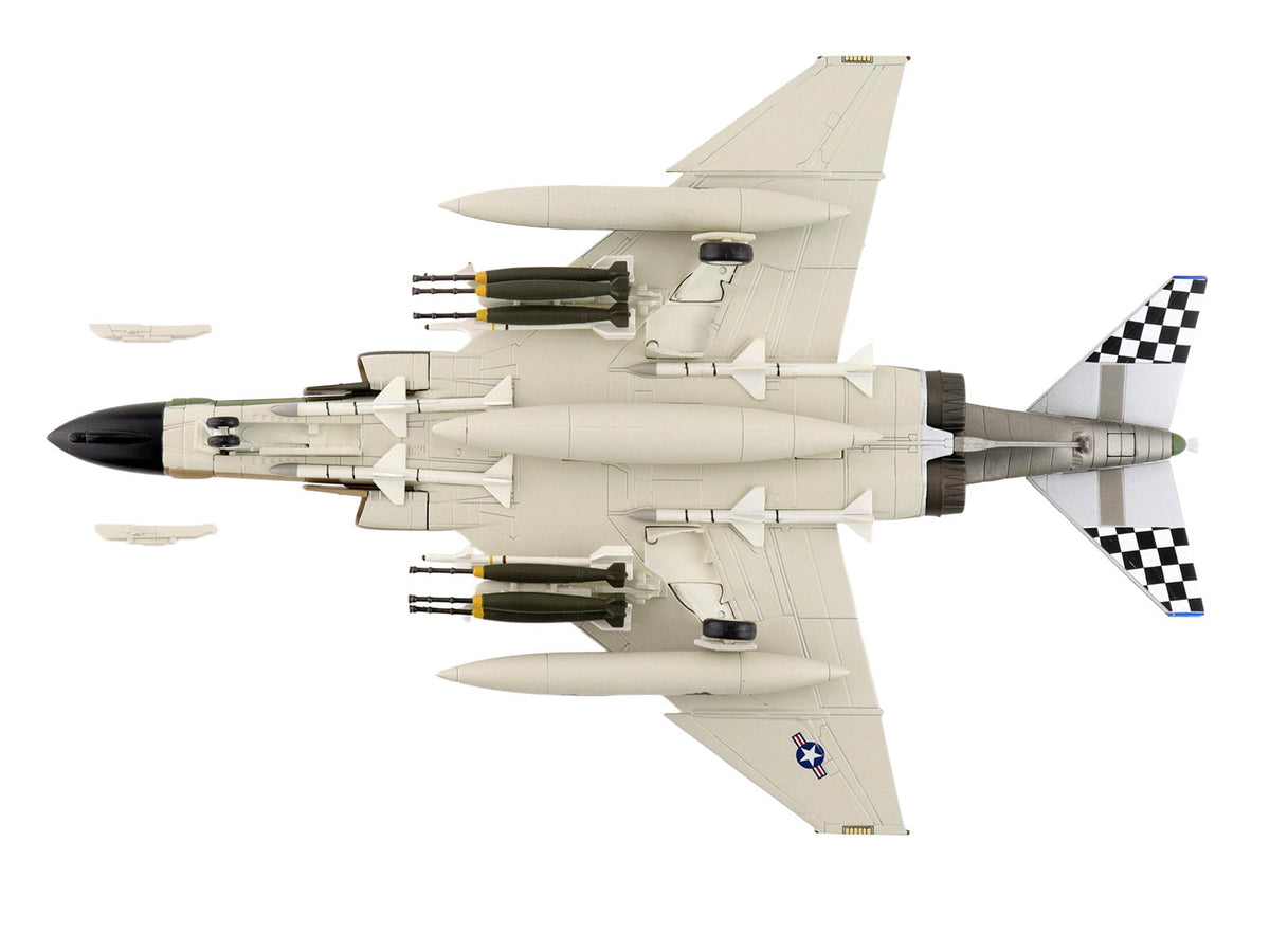 McDonnell Douglas F-4C Phantom II Fighter-Bomber Aircraft "63-7666 William Tell 57th FIS Keflavik Airport Iceland" (1977) United States Air Force "Air Power Series" 1/72 Diecast Model by Hobby Master-Hobby Master-ModelCars.com
