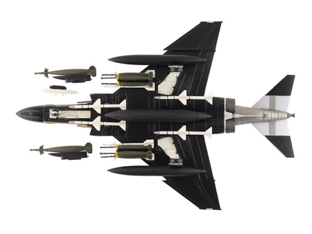 McDonnell Douglas F-4D Phantom II Fighter-Bomber Aircraft "66-8738 Night Owl 497th TFS Ubon RTAFB Thailand" (1972) United States Air Force "Air Power Series" 1/72 Diecast Model by Hobby Master-Hobby Master-ModelCars.com