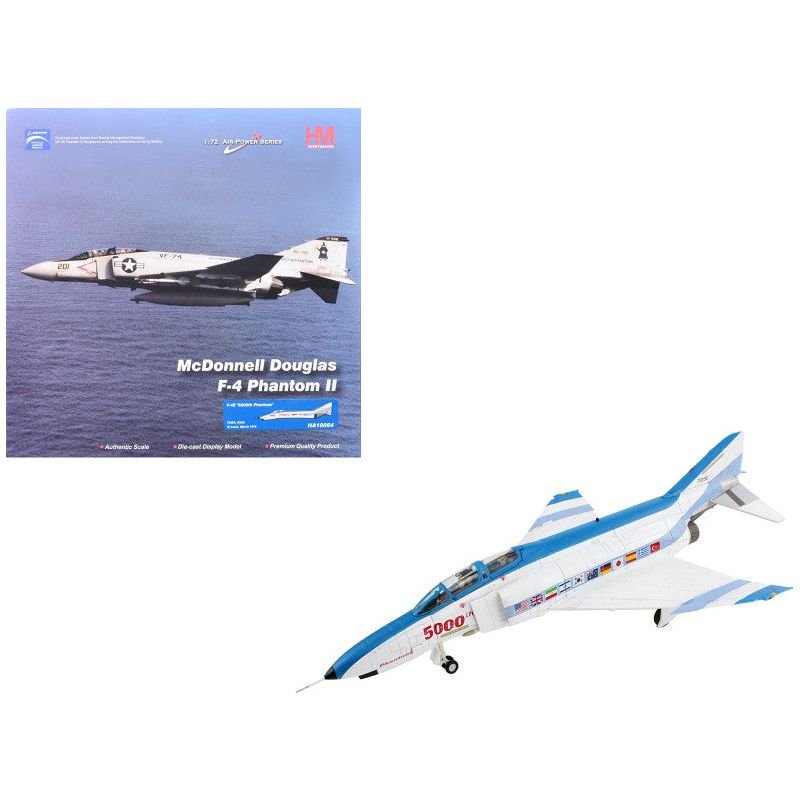 McDonnell Douglas F - 4E Phantom II Fighter - Bomber Aircraft "70290 5000th Phantom St Louis" (1978) United States Air Force "Air Power Series" 1/72 Diecast Model by Hobby Master - Hobby Master - ModelCars.com