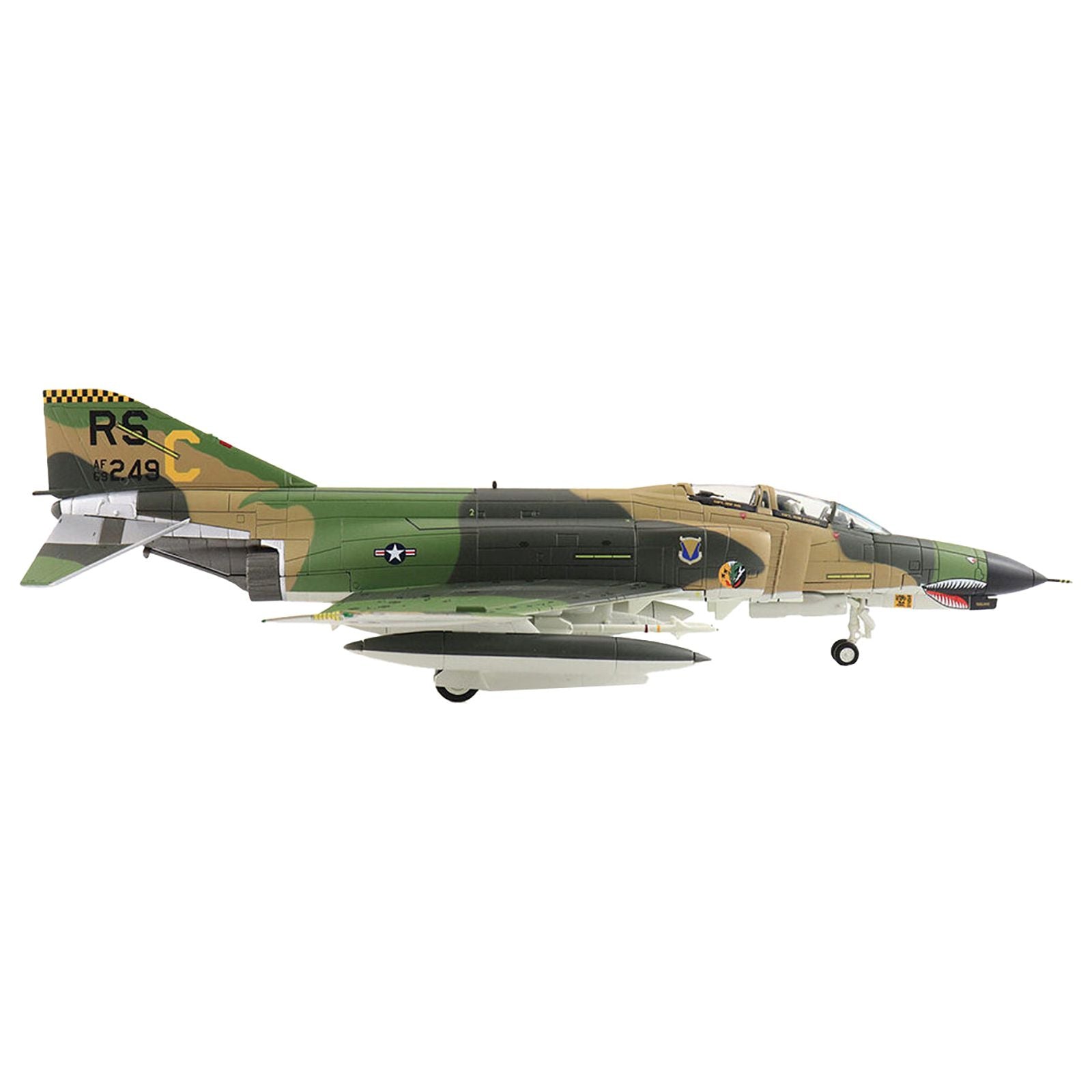 McDonnell Douglas F - 4E Phantom II Fighter - Bomber Aircraft "TAM 80 86th TFW/512th TFS Ramstein AB" (1980) United States Air Force "Air Power Series" 1/72 Diecast Model by Hobby Master - Hobby Master - ModelCars.com