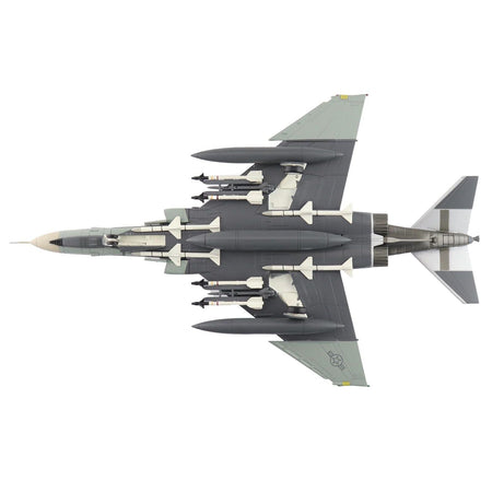 McDonnell Douglas F-4F Phantom II Fighter-Bomber Aircraft "AF72-257 20th Fighter Squadron 49th Fighter Wing Holloman AFB" (2002) United States Air Force "Air Power Series" 1/72 Diecast Model by Hobby Master-Hobby Master-ModelCars.com