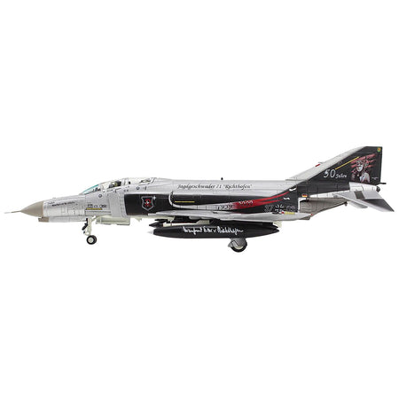 McDonnell Douglas F - 4F Phantom II Fighter - Bomber Aircraft "JG - 71 50th Anniversary Luftwaffe" (2009) German Air Force "Air Power Series" 1/72 Diecast Model by Hobby Master - Hobby Master - ModelCars.com