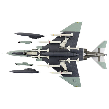 McDonnell Douglas F-4G Phantom II Fighter-Bomber Aircraft "Wild Weasels 69-7253 561st TFS 35th TFW George AFB" (1991) United States Air Force "Air Power Series" 1/72 Diecast Model by Hobby Master-Hobby Master-ModelCars.com