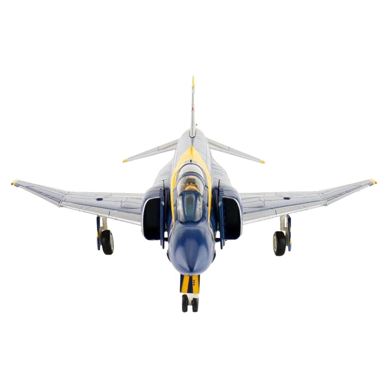 McDonnell Douglas F - 4J Phantom II Fighter Aircraft "Blue Angels" with Number Decals United States Navy (1969) "Air Power Series" 1/72 Diecast Model by Hobby Master - Hobby Master - ModelCars.com