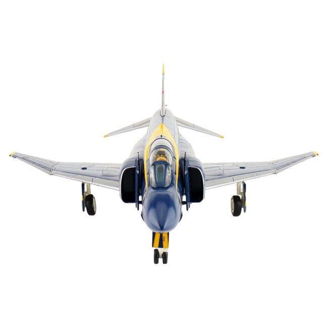 McDonnell Douglas F - 4J Phantom II Fighter Aircraft "Blue Angels" with Number Decals United States Navy (1969) "Air Power Series" 1/72 Diecast Model by Hobby Master - Hobby Master - ModelCars.com
