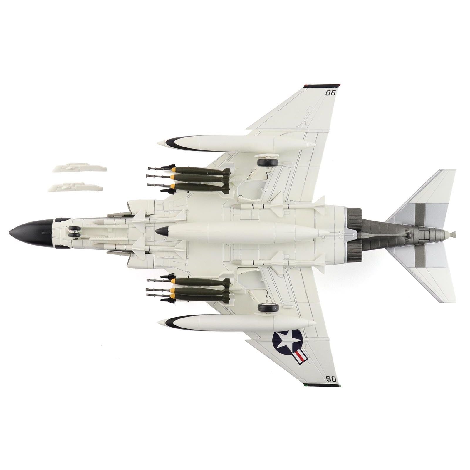 McDonnell Douglas F - 4J Phantom II Fighter - Bomber Aircraft "Showtime 106 155769 VF - 96 Fighting Falcons USS Constellation" (1972) United States Navy "Air Power Series" 1/72 Diecast Model by Hobby Master - Hobby Master - ModelCars.com