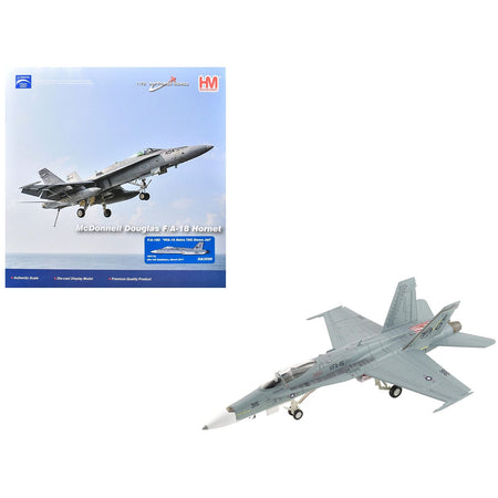 McDonnell Douglas F/A-18C Hornet Aircraft "VFA-15 Retro TAC Demo Jet VFA-106 Gladiators" (2017) United States Navy "Air Power Series" 1/72 Diecast Model by Hobby Master-Hobby Master-ModelCars.com
