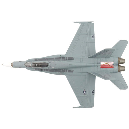 McDonnell Douglas F/A-18C Hornet Aircraft "VFA-15 Retro TAC Demo Jet VFA-106 Gladiators" (2017) United States Navy "Air Power Series" 1/72 Diecast Model by Hobby Master-Hobby Master-ModelCars.com