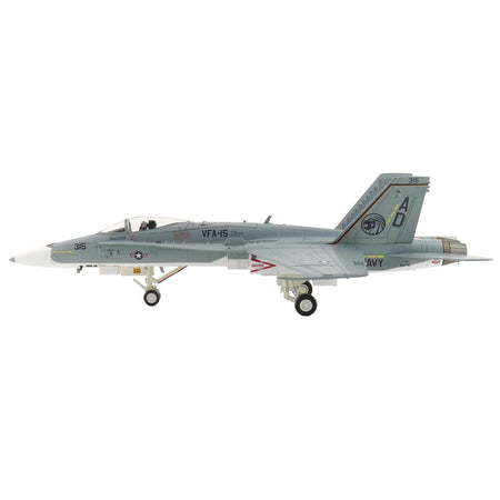 McDonnell Douglas F/A-18C Hornet Aircraft "VFA-15 Retro TAC Demo Jet VFA-106 Gladiators" (2017) United States Navy "Air Power Series" 1/72 Diecast Model by Hobby Master-Hobby Master-ModelCars.com
