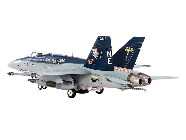McDonnell Douglas F/A-18C Hornet Aircraft "VFA-34 Blue Blasters USS Carl Vinson Last Cruise" (2018) United States Navy 1/72 Diecast Model by JC Wings-JC Wings-ModelCars.com
