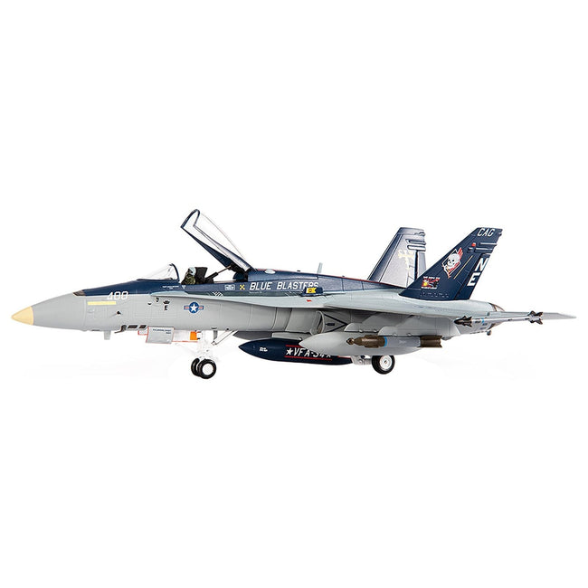 McDonnell Douglas F/A-18C Hornet Aircraft "VFA-34 Blue Blasters USS Carl Vinson Last Cruise" (2018) United States Navy 1/72 Diecast Model by JC Wings-JC Wings-ModelCars.com