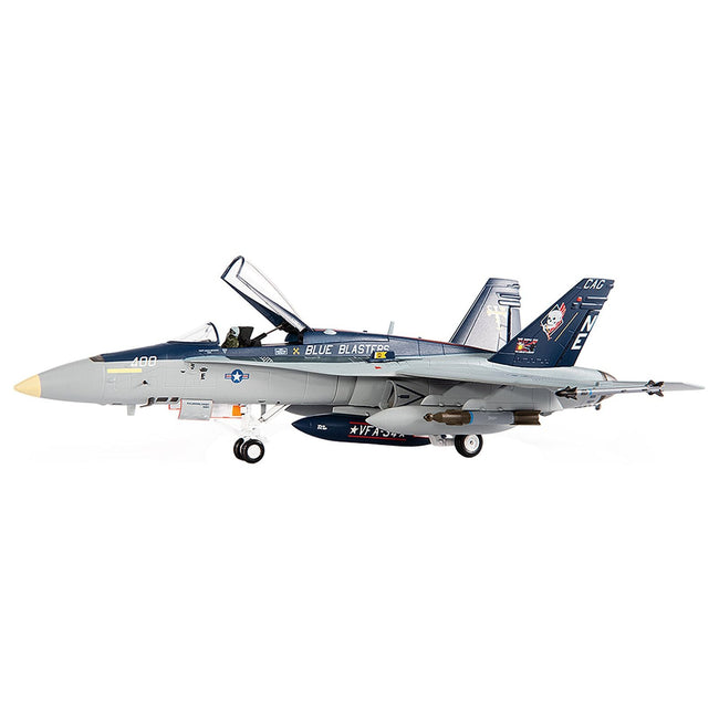 McDonnell Douglas F/A - 18C Hornet Aircraft "VFA - 34 Blue Blasters USS Carl Vinson Last Cruise" (2018) United States Navy 1/72 Diecast Model by JC Wings - JC Wings - ModelCars.com
