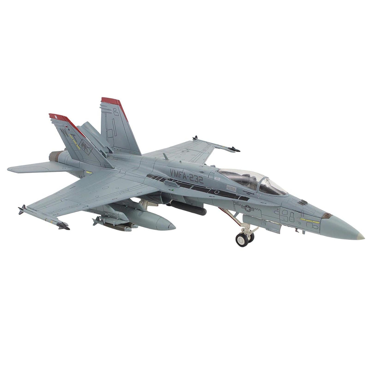 McDonnell Douglas F/A-18C Hornet Aircraft "VMFA-232 Red Devils" (2014) United States Marine Corps "Air Power Series" 1/72 Diecast Model by Hobby Master-Hobby Master-ModelCars.com