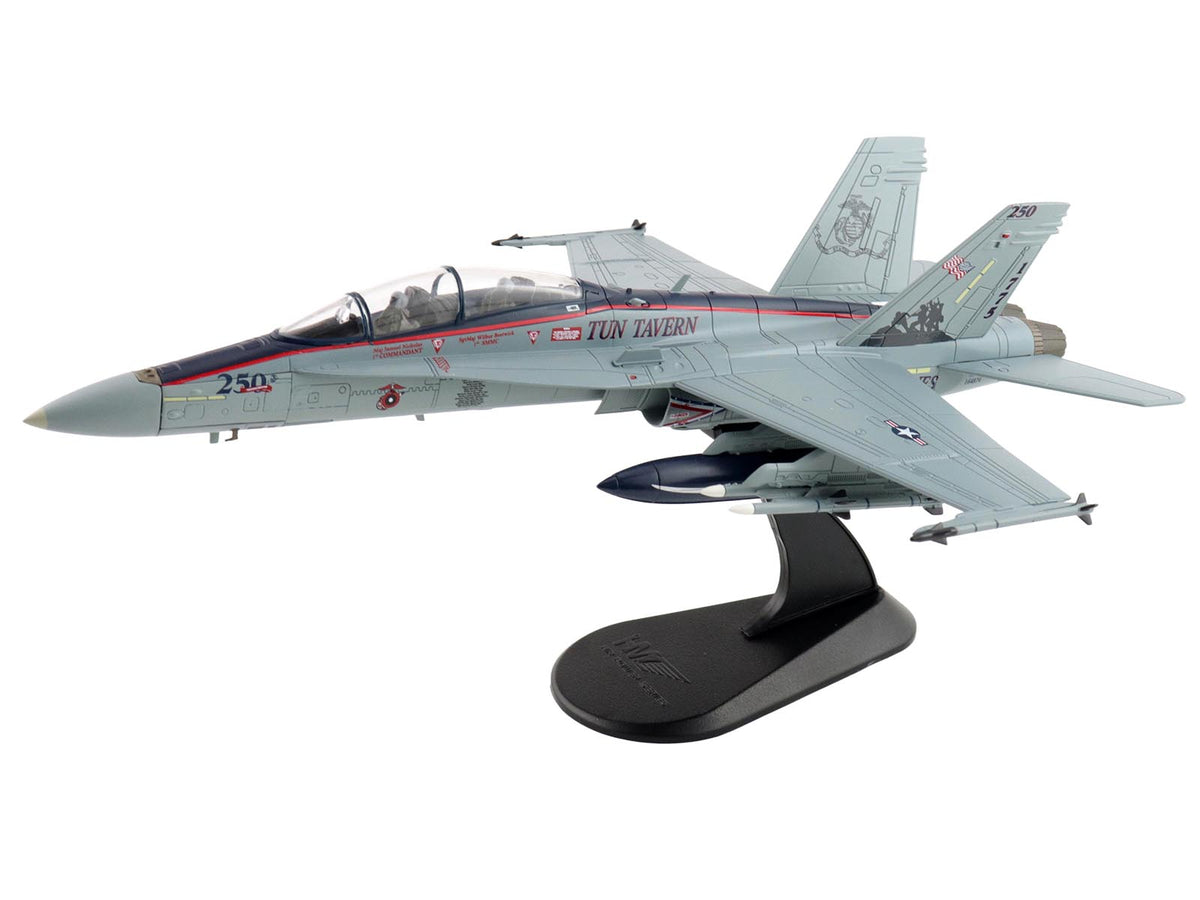 McDonnell Douglas F/A-18D Hornet Aircraft "164874 US Marines 250 Years VMFA-112 Cowboys" (2025) United States Marines "Air Power Series" 1/72 Diecast Model by Hobby Master-Hobby Master-ModelCars.com