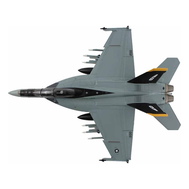 McDonnell Douglas F/A - 18F Super Hornet Aircraft "VFA - 103 Jolly Rogers USS George H. W. Bush" (2023) United States Navy "Air Power Series" 1/72 Diecast Model by Hobby Master - Hobby Master - ModelCars.com