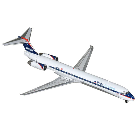 McDonnell Douglas MD-88 Commercial Aircraft "Delta Air Lines" (N925DL) White with Blue and Red Graphics 1/400 Diecast Model Airplane by GeminiJets-GeminiJets-ModelCars.com