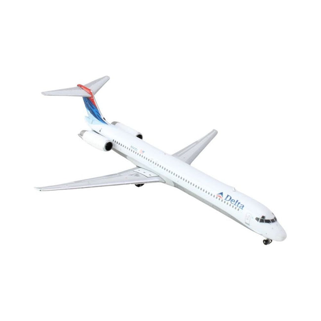 McDonnell Douglas MD - 88 Commercial Aircraft "Delta Air Lines" (N941DL) White with Red and Blue Tail 1/400 Diecast Model Airplane by GeminiJets - GeminiJets - ModelCars.com