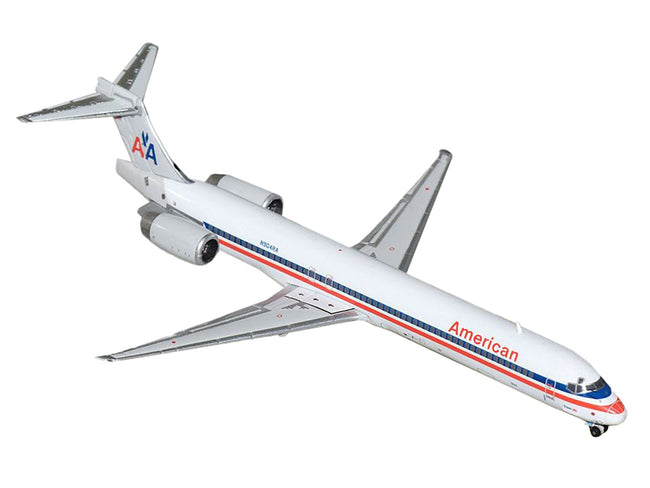 McDonnell Douglas MD-90 Commercial Aircraft "American Airlines" (N904RA) White with Blue and Red Stripes 1/400 Diecast Model Airplane by GeminiJets-GeminiJets-ModelCars.com