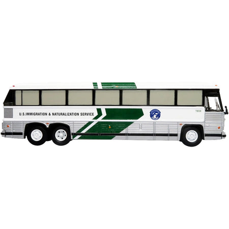 MCI MC - 12 Coach Classic Bus "U.S. Immigration & Naturalization Service" "Vintage Bus & Motorcoach Collection" 1/87 Diecast Model by Iconic Replicas - Iconic Replicas - ModelCars.com
