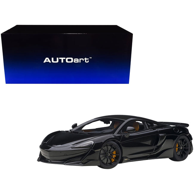 Mclaren 600LT Onyx Black and Carbon 1/18 Model Car by Autoart - Autoart - ModelCars.com