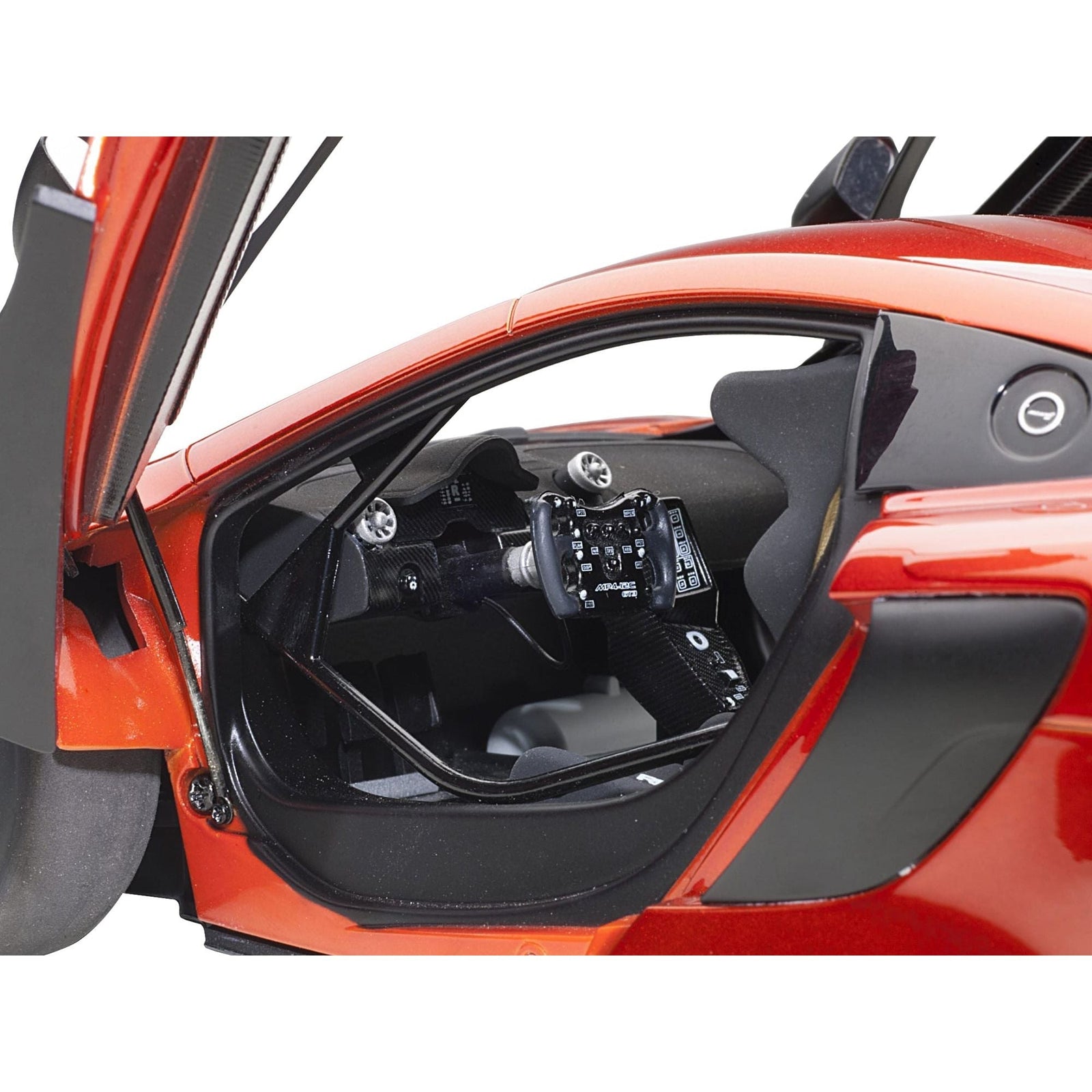 Mclaren 650S GT3 Volcano Orange with Black Accents 1/18 Model Car by Autoart - Autoart - ModelCars.com