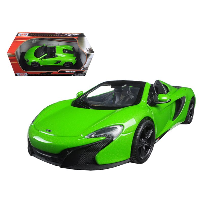 McLaren 650S Spider Green 1/24 Diecast Model Car by Motormax - Motormax - ModelCars.com